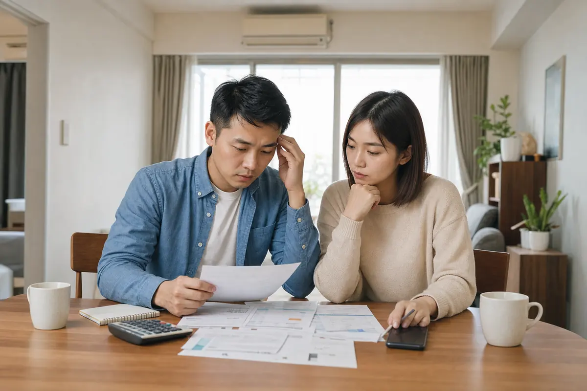 台灣年輕夫妻一起面對家庭資金周轉壓力